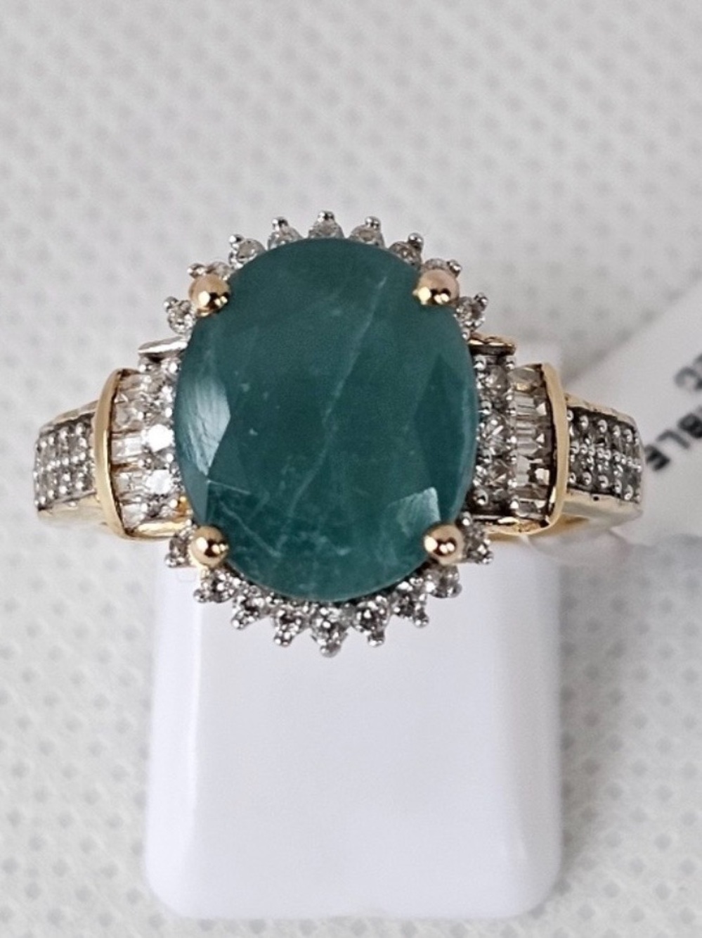 Extremly Rare Natural Grandiderite & Ziron Vermeil Ring Size 8 NEW With tags!